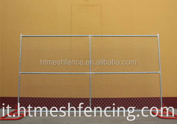 Edilizia galvanizzata all'ingrosso 2100*2400 mm Fence a catena temporanea